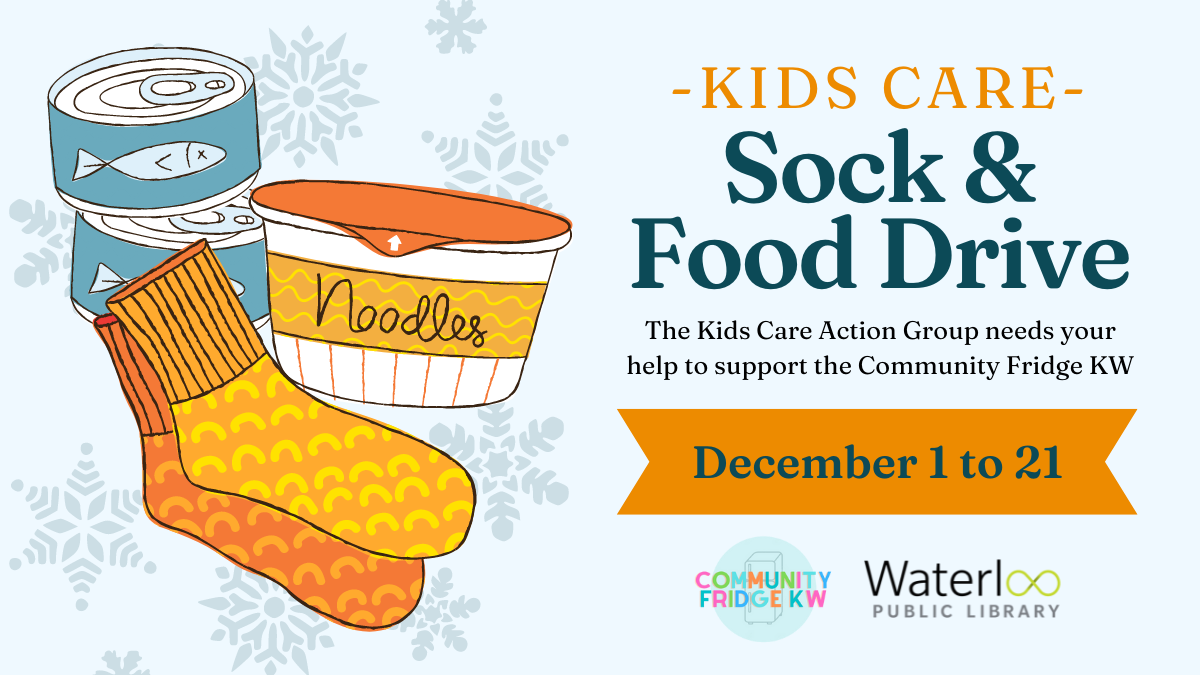 Kids Care Sock and Food Drive graphic