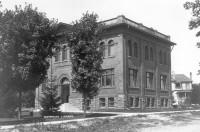 Photo of the original Carnegie Waterloo Free Library