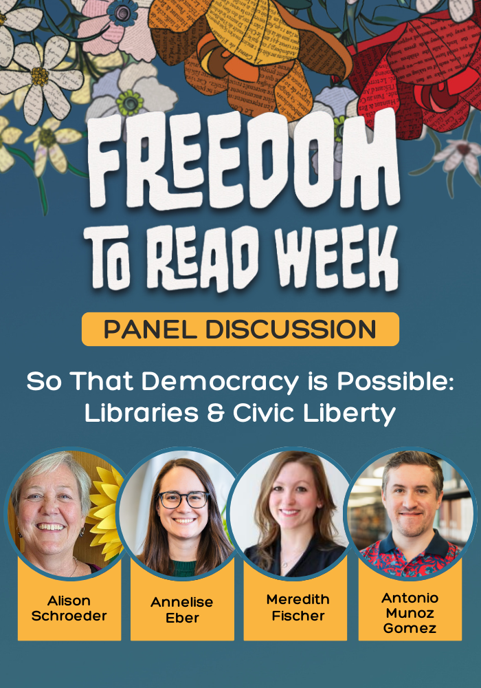 Freedom to Read Week panel blog image